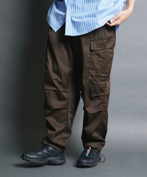 COMMON WARE(コモンウェアー)の「COMMONWARE:TC TWILL CARGO PANTS/ツイル カーゴパンツ(カーゴパンツ・メンズ・ブラック/ブラウン/オフホワイト/カーキ・M/L/XL)」の19枚目の写真