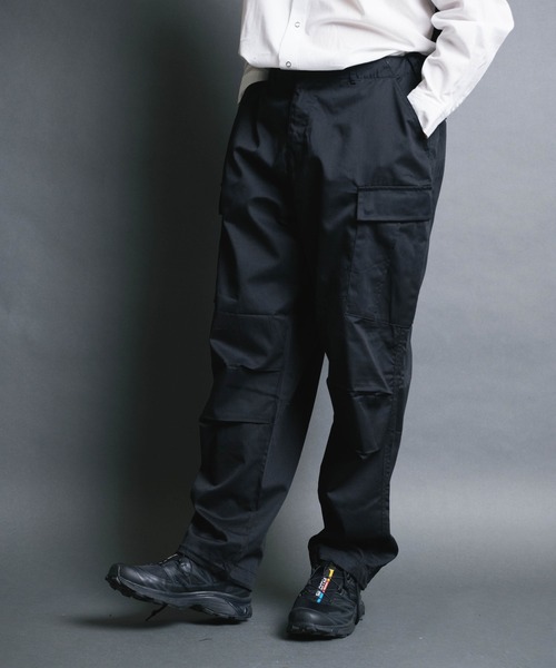 COMMON WARE(コモンウェアー)の「COMMONWARE:TC TWILL CARGO PANTS/ツイル カーゴパンツ(カーゴパンツ・メンズ・ブラック/ブラウン/オフホワイト/カーキ・M/L/XL)」の13枚目の写真