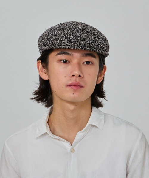 OVERRIDE（オーバーライド）の「OVERRIDE  OGC GIMA KNIT HUNTING / オーバーライド（ハンチング/ベレー帽・メンズ・ブラック/グリーン/ベージュ・57~59cm）」の5枚目の写真