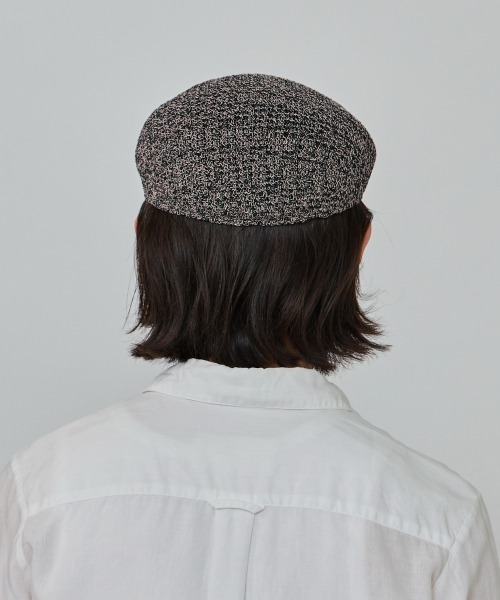 OVERRIDE（オーバーライド）の「OVERRIDE  OGC GIMA KNIT HUNTING / オーバーライド（ハンチング/ベレー帽・メンズ・ブラック/グリーン/ベージュ・57~59cm）」の7枚目の写真
