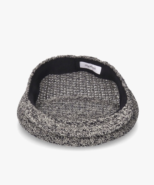 OVERRIDE（オーバーライド）の「OVERRIDE  OGC GIMA KNIT HUNTING / オーバーライド（ハンチング/ベレー帽・メンズ・ブラック/グリーン/ベージュ・57~59cm）」の15枚目の写真