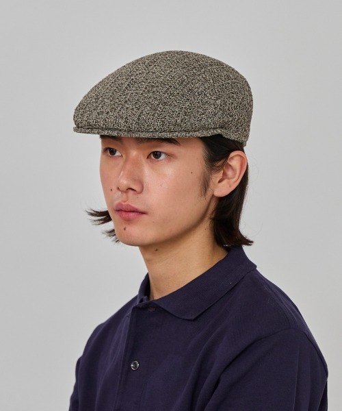 OVERRIDE（オーバーライド）の「OVERRIDE  OGC GIMA KNIT HUNTING / オーバーライド（ハンチング/ベレー帽・メンズ・ブラック/グリーン/ベージュ・57~59cm）」の20枚目の写真