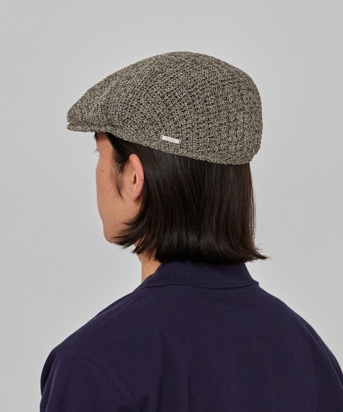 OVERRIDE（オーバーライド）の「OVERRIDE  OGC GIMA KNIT HUNTING / オーバーライド（ハンチング/ベレー帽・メンズ・ブラック/グリーン/ベージュ・57~59cm）」の22枚目の写真