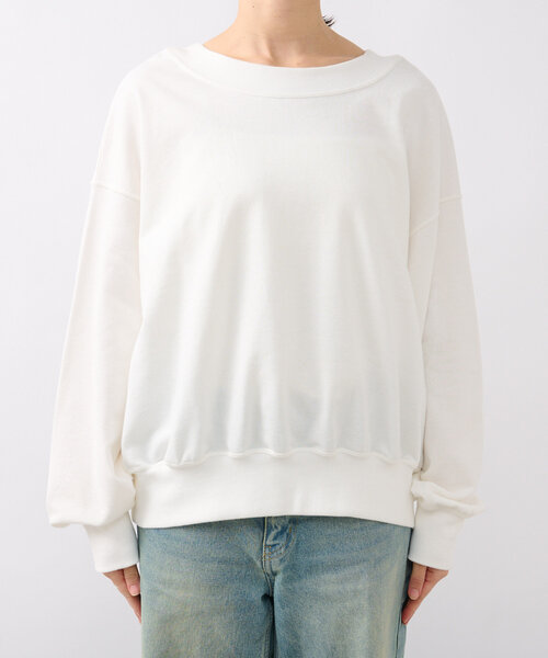 RIVE DROITE（リヴドロワ）の「【秋カラー登場】2wayスウェット（スウェット・レディース・ブラック/グレー/オフホワイト/ブラウン/レッド・FREE）」の10枚目の写真