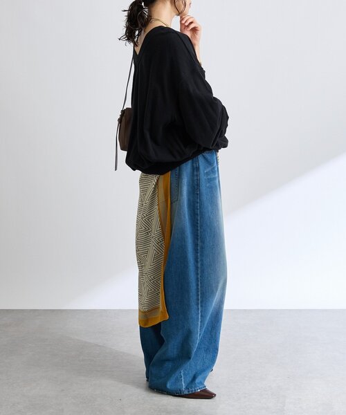 RIVE DROITE（リヴドロワ）の「【秋カラー登場】2wayスウェット（スウェット・レディース・ブラック/グレー/オフホワイト/ブラウン/レッド・FREE）」の16枚目の写真