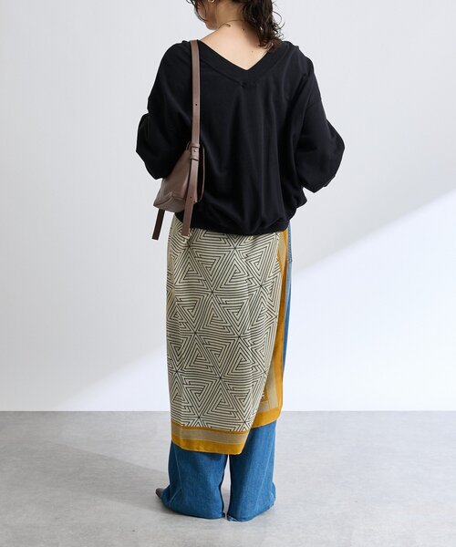 RIVE DROITE（リヴドロワ）の「【秋カラー登場】2wayスウェット（スウェット・レディース・ブラック/グレー/オフホワイト/ブラウン/レッド・FREE）」の17枚目の写真