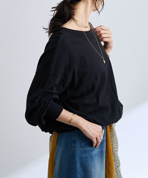 RIVE DROITE（リヴドロワ）の「【秋カラー登場】2wayスウェット（スウェット・レディース・ブラック/グレー/オフホワイト/ブラウン/レッド・FREE）」の19枚目の写真