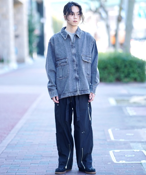 UNUSED デニム カバーオール デニムジャケット denim jacket UNUSED 12.5oz Denim Jacket ブラック サイズ2