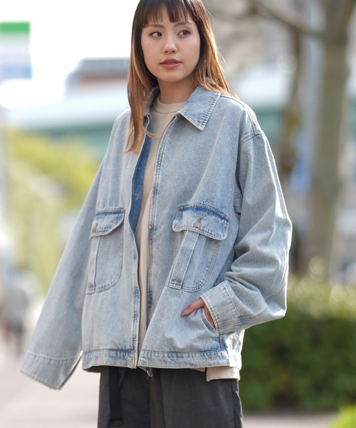UNUSED デニム カバーオール デニムジャケット denim jacket セール】RAD CHILL OFF THE HOOK デニムカバーオール（デニム