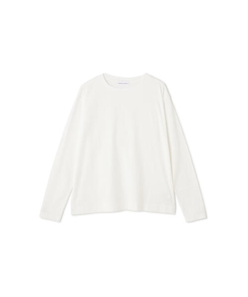 human woman(ヒューマンウーマン)の「スムース長袖プルオーバー(Tシャツ/カットソー・レディース・ホワイト・MEDIUM)」の3枚目の写真