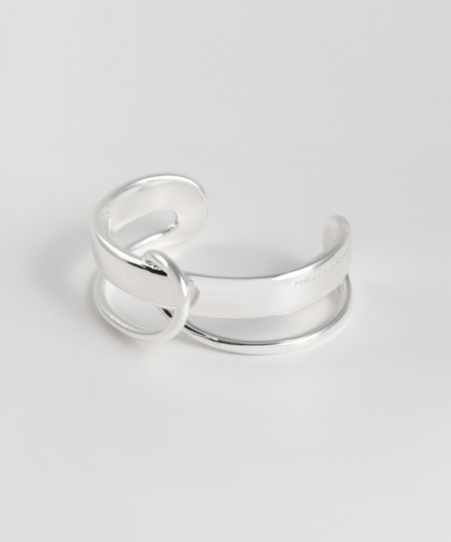 Nothing And Others(ナッシングアンドアザーズ)の「「Nothing And Others/ナッシングアンドアザーズ」Parallel line Bangle(バングル/リストバンド・レディース・シルバー・FREE)」の6枚目の写真