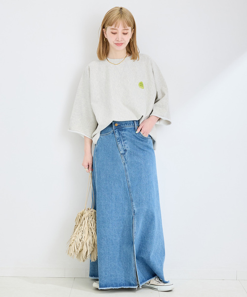 Healthknit(ヘルスニット)の「Healthknit/ヘルスニット 別注 プリントロゴスウェット(Tシャツ/カットソー・レディース・ライトグレー/グレー/チャコールグレー・FREE)」の4枚目の写真