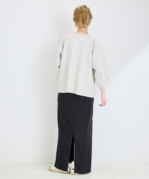 Healthknit(ヘルスニット)の「Healthknit/ヘルスニット 別注 プリントロゴスウェット(Tシャツ/カットソー・レディース・ライトグレー/グレー/チャコールグレー・FREE)」の20枚目の写真