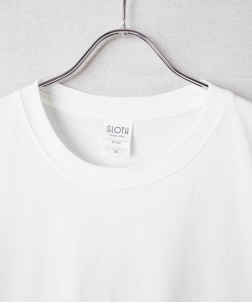 INNOCENT(イノセント)の「【DF001】【SLOTH/スロース】5.3oz オーガニック コットン Tシャツ(Tシャツ/カットソー・メンズ・ナチュラル/ブラック・X-LARGE/MEDIUM/LARGE)」の12枚目の写真