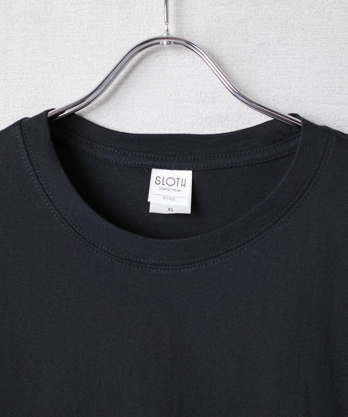 INNOCENT(イノセント)の「【DF001】【SLOTH/スロース】5.3oz オーガニック コットン Tシャツ(Tシャツ/カットソー・メンズ・ナチュラル/ブラック・X-LARGE/MEDIUM/LARGE)」の5枚目の写真