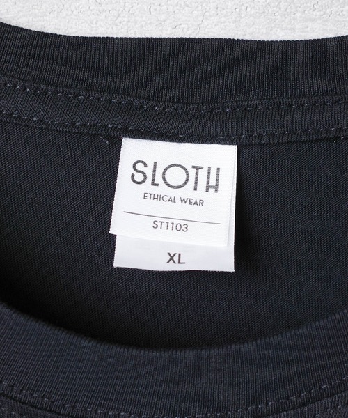 INNOCENT(イノセント)の「【DF001】【SLOTH/スロース】5.3oz オーガニック コットン Tシャツ(Tシャツ/カットソー・メンズ・ナチュラル/ブラック・X-LARGE/MEDIUM/LARGE)」の6枚目の写真