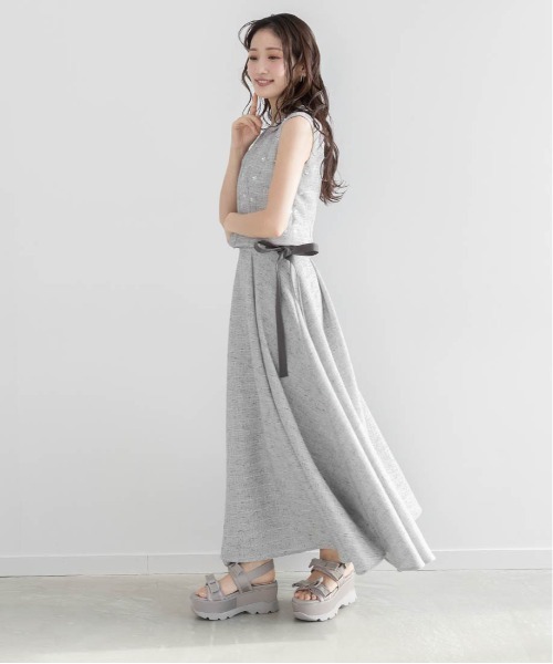 RANDA(ランダ)の「フリンジリボンスポーツサンダル(サンダル・レディース・ピンク/ブラック/グレー・L/M/S/LL)」の10枚目の写真
