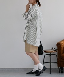 〈セットアップ対応〉コットンナイロンタックバミューダパンツ