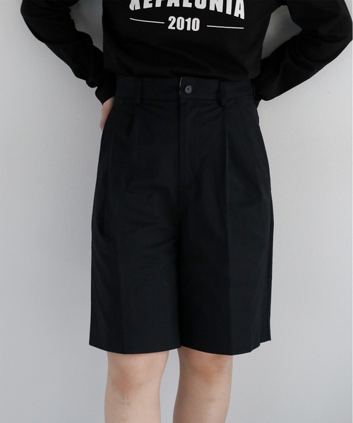 cepo(セポ)の「〈セットアップ対応〉コットンナイロンタックバミューダパンツ(その他パンツ・レディース・ブラック/ベージュ・M/S)」の21枚目の写真