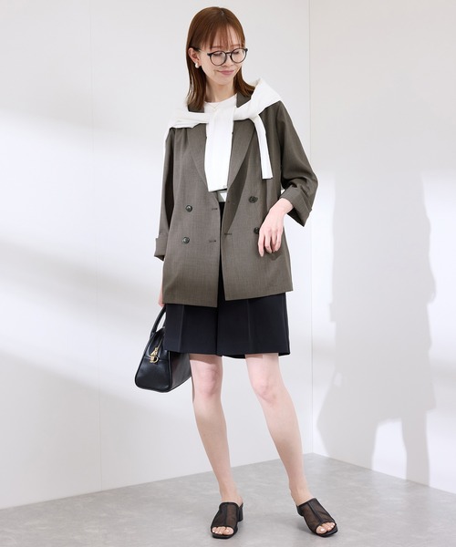 【週末限定値下げ】ROPÉ PICNIC シアーテーラードジャケット ROPE' PICNIC｜【接触冷感・UVカット・速乾】【リネンライク