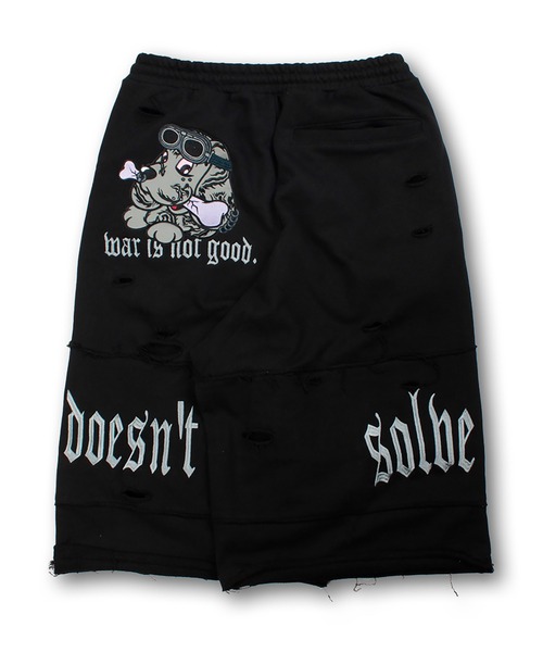 GALFY(ガルフィー)の「GALFY-闇に染まりし反戦パンツ(その他パンツ・メンズ・ブラック/チャコール/ホワイト・L/XL)」の13枚目の写真