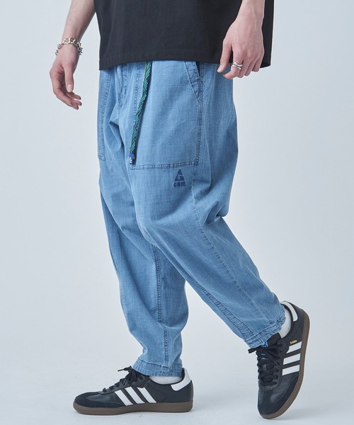 GERRY(ジェリー)の「【GERRY】シャンブレー・ポプリンバルーンルーズカーゴパンツ 079270(カーゴパンツ・メンズ・オリーブ/サックスブルー/ブラック/ブルー/ベージュ・L/LL/M/S)」の7枚目の写真