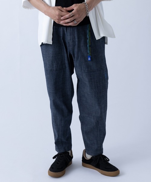 GERRY(ジェリー)の「【GERRY】シャンブレー・ポプリンバルーンルーズカーゴパンツ 079270(カーゴパンツ・メンズ・オリーブ/サックスブルー/ブラック/ブルー/ベージュ・L/LL/M/S)」の21枚目の写真