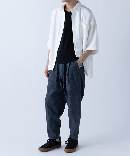 セール】【GERRY】シャンブレー・ポプリンバルーンルーズカーゴパンツ