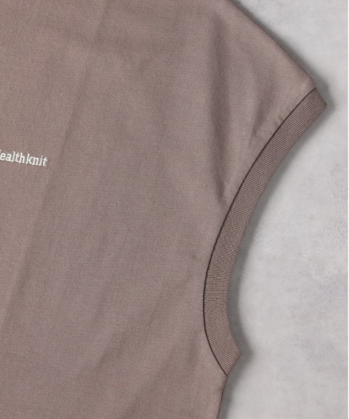 Right-on(ライトオン)の「【Healthknit】スピンドルスリーブTシャツ(タンクトップ・レディース・ベージュ/ホワイト/ダークグレー・M/L)」の18枚目の写真