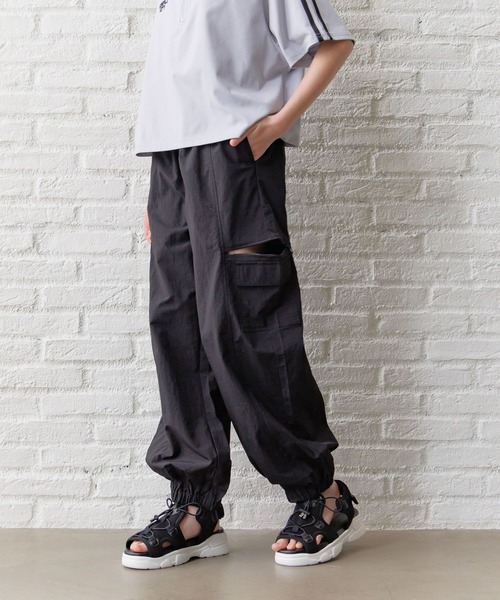 GLOBAL WORK（グローバルワーク）の「DRY/サイドZIPカーゴパンツ/292254（カーゴパンツ・キッズ・パープル/ブラック系その他/ブラック/ブルー/ピンク/サックスブルー/ブルー系その他・130cm/140cm/160cm/150cm）」の22枚目の写真