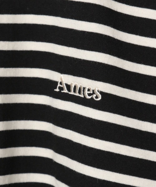 AMESWORLDWIDE(アメスワールドワイド)の「【UNISEX】AMES WORLDWIDE/ボーダー長袖T(Tシャツ/カットソー・レディース・ブルー/ブラック/ピンク・FREE)」の7枚目の写真