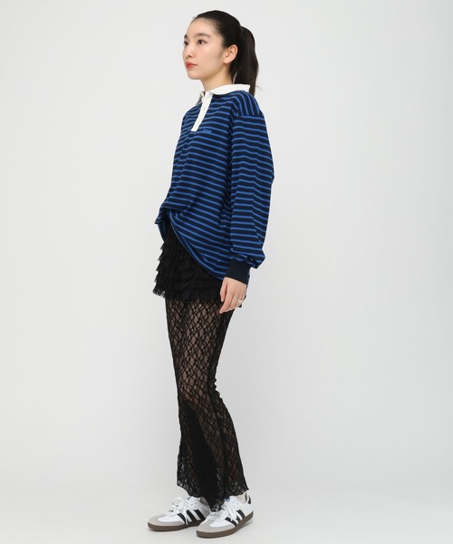 AMESWORLDWIDE(アメスワールドワイド)の「【UNISEX】AMES WORLDWIDE/ボーダー長袖T(Tシャツ/カットソー・レディース・ブルー/ブラック/ピンク・FREE)」の20枚目の写真