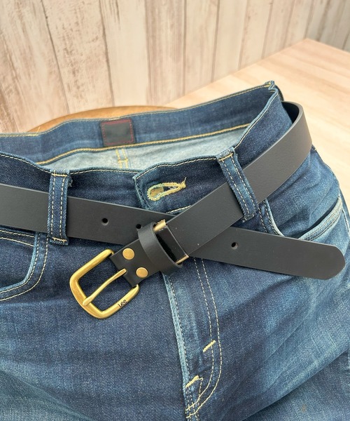 セール】Lee/リー 30mm レザー ゴールドバックル ナローベルト