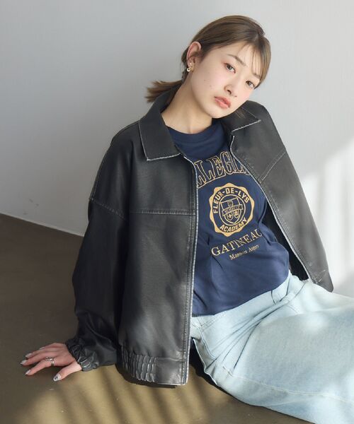 Margaux Vintage ノーカラージャケット F 黒 imgrc0110410791.jpg