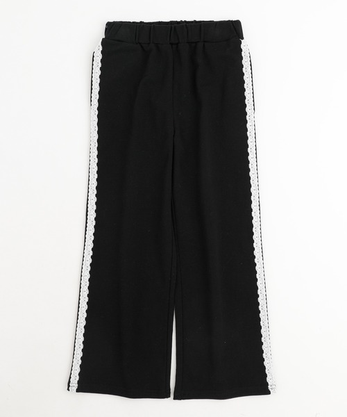 BEAMS WOMEN｜サイド レース ラインパンツ スポーティー ワイド