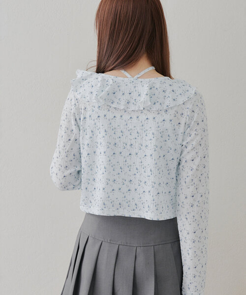 Another Branch olive des olive（アナザーブランチオリーブデオリーブ）の「フリフリカーディガン＆ホルターキャミSET（Tシャツ/カットソー・レディース・イエロー/その他11/アイボリー/ブラック/ブラウン・FREE）」の16枚目の写真