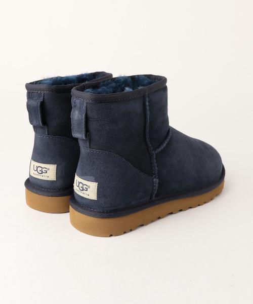UGG Australia(アグオーストラリア)の「<UGG (アグ)> CLASSIC MINI ショートブーツ(ブーツ・レディース・モカ/ネイビー・7/8/6/5)」の3枚目の写真