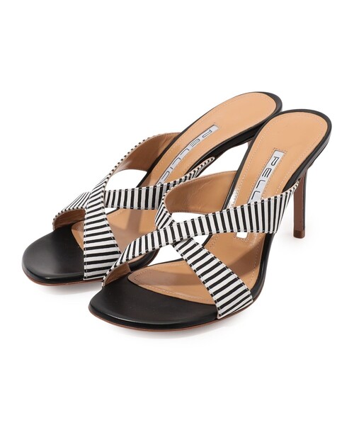 PELLICO(ペリーコ)の「PELLICO STRIPE ヒールサンダル(サンダル・レディース・ブラック系その他・35.5/36.5/37.5)」の9枚目の写真