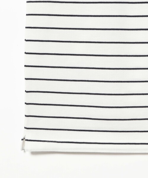 FRED PERRY(フレッドペリー)の「【別注】FRED PERRY / RELAXED STRIPE PIQUE T-SHIRT(Tシャツ/カットソー・メンズ・ネイビー/ホワイト・MEDIUM/SMALL/LARGE/X-LARGE)」の5枚目の写真