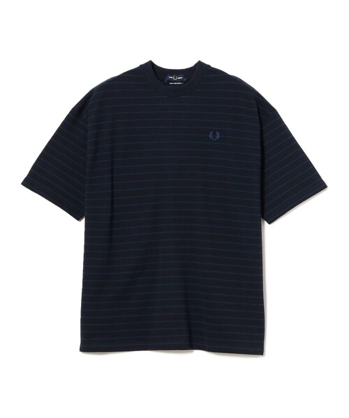別注】FRED PERRY / RELAXED STRIPE PIQUE T-SHIRT（Tシャツ