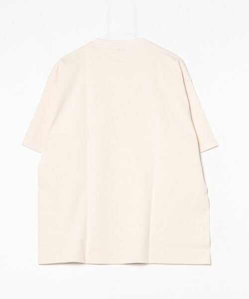 BIG MIKE(ビッグマイク)の「BIGMIKE Sunglasses Pocket Heavy Weight Tee ヘビーウエイト ワイド半袖Tシャツ(Tシャツ/カットソー・メンズ・ネイビー/オリーブ/サンドベージュ/ナチュラル/ホワイト/ブラック・L/M/XL)」の10枚目の写真