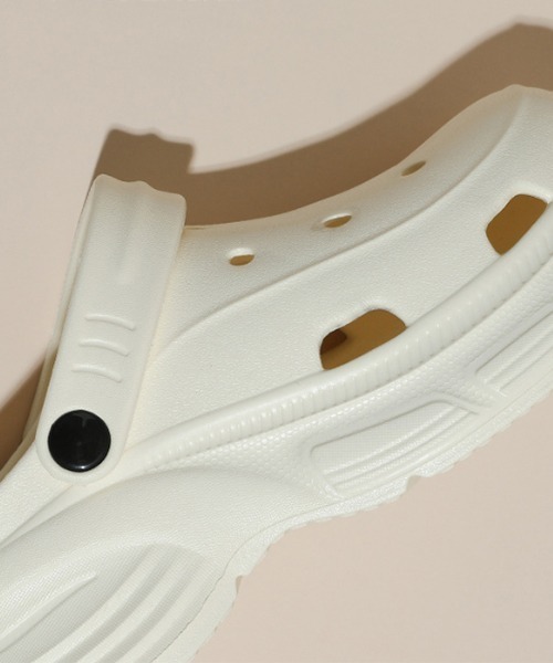 c.u.l(シーユーエル)の「軽量 厚底 ユニセックス サボ クロッグサンダル culs123(サンダル・レディース・グレー/ブラック/ピンク/ホワイト・L/M)」の16枚目の写真