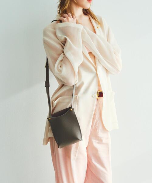 TOFF&LOADSTONE（トフアンドロードストーン）の「Coupe shoulder（クープ ショルダー）（ショルダーバッグ・レディース・ホワイト系/ブラック/ライトオレンジ系/ブラウン系その他2/グレー系その他6/サンドベージュ・00）」の10枚目の写真