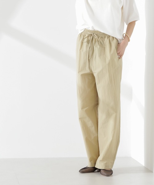 NANO universe(ナノユニバース)の「タスランワイドイージーパンツ(その他パンツ・レディース・ブラック/ピンク/ベージュ・FREE)」の5枚目の写真