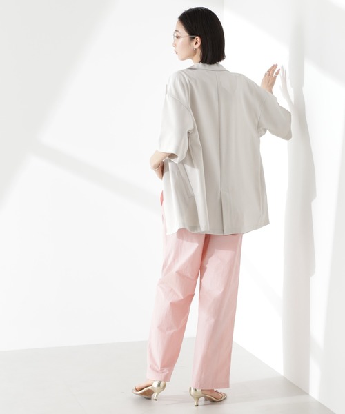 NANO universe(ナノユニバース)の「タスランワイドイージーパンツ(その他パンツ・レディース・ブラック/ピンク/ベージュ・FREE)」の19枚目の写真