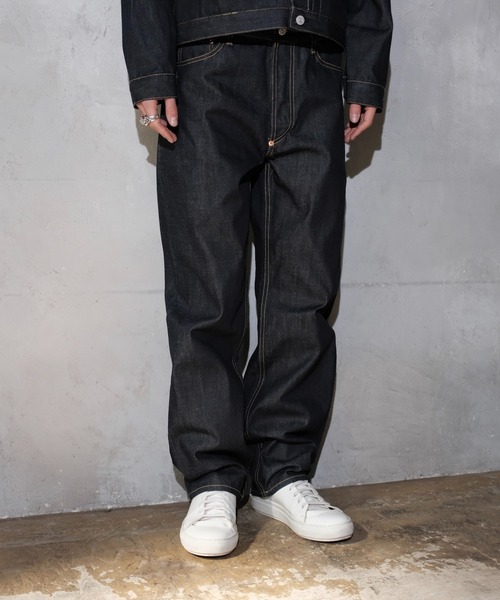 PENNEYS(ぺニーズ)の「PENNEY'S FOREMOST / ぺニーズフォアモスト BACK STRAP 40S 5POCKET PANT RIGID(デニムパンツ・メンズ・インディゴブルー・32inch/34inch/30inch/36inch)」の3枚目の写真
