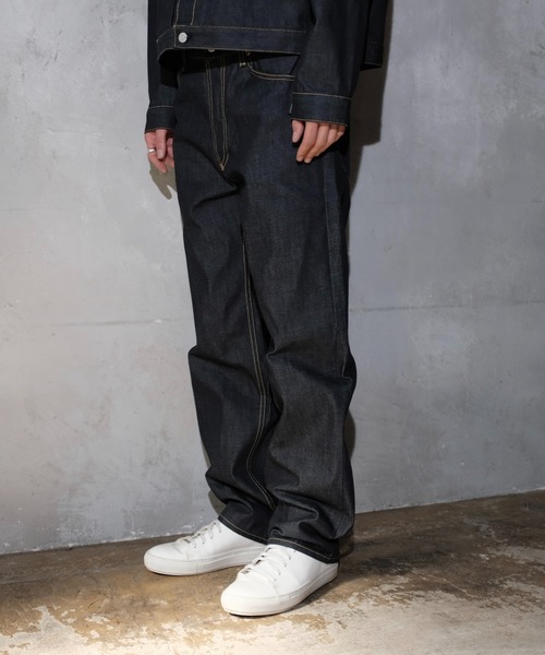 PENNEYS(ぺニーズ)の「PENNEY'S FOREMOST / ぺニーズフォアモスト BACK STRAP 40S 5POCKET PANT RIGID(デニムパンツ・メンズ・インディゴブルー・32inch/34inch/30inch/36inch)」の4枚目の写真