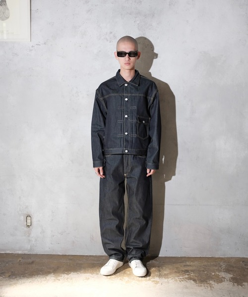 PENNEYS(ぺニーズ)の「PENNEY'S FOREMOST / ぺニーズフォアモスト BACK STRAP 40S 5POCKET PANT RIGID(デニムパンツ・メンズ・インディゴブルー・32inch/34inch/30inch/36inch)」の6枚目の写真