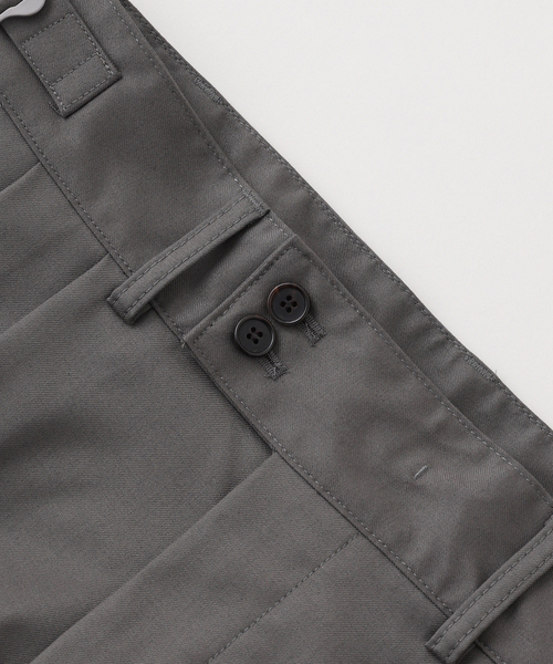 417 EDIFICE(フォーワンセブンエディフィス)の「ANOTHER OFFICE / アナザーオフィス Santiago Slacks(スラックス・メンズ・ブラック/カーキ/チャコールグレー/ベージュ・1/2)」の6枚目の写真