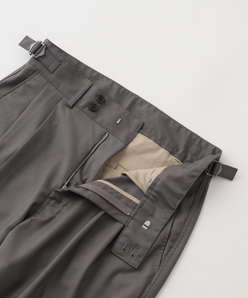 417 EDIFICE(フォーワンセブンエディフィス)の「ANOTHER OFFICE / アナザーオフィス Santiago Slacks(スラックス・メンズ・ブラック/カーキ/チャコールグレー/ベージュ・1/2)」の7枚目の写真